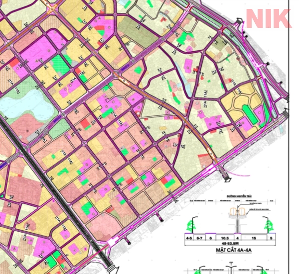Bản đồ quy hoạch chi tiết quận Thanh Xuân, Hà Nội