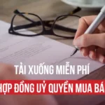 HỢP ĐỒNG UỶ QUYỀN MUA BÁN ĐẤT