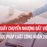 MẪU GIẤY CHUYỂN NHƯỢNG ĐẤT