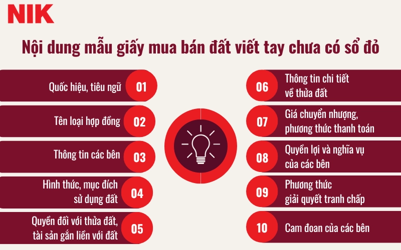 MẪU HỢP ĐỒNG MUA BÁN ĐẤT VIẾT TAY MỚI NHẤT