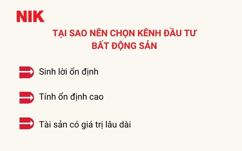 KÊNH ĐẦU TƯ BẤT ĐỘNG SẢN NÀO ĐANG "HOT" NHẤT HIỆN NAY? BÍ QUYẾT SINH LỜI HIỆU QUẢ 5 KÊNH ĐẦU TƯ BẤT ĐỘNG SẢN