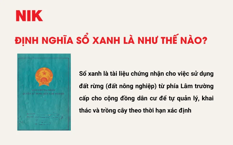 ĐẤT SỔ XANH LÀ GÌ