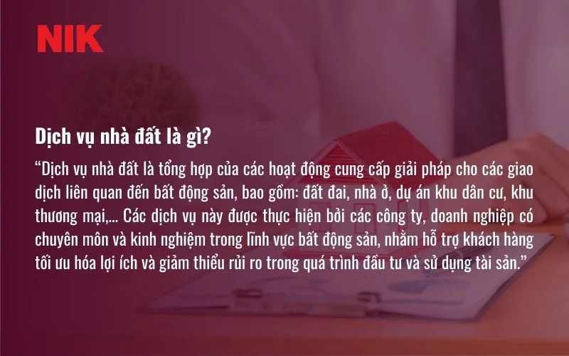 DỊCH VỤ NHÀ ĐẤT LÀ GÌ
