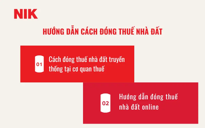 ĐÓNG THUẾ NHÀ ĐẤT ĐÚNG CÁCH: TRÁNH BỊ PHẠT VÀ TIẾT KIỆM THỜI GIAN 8 CÁCH ĐÓNG THUẾ NHÀ ĐẤT