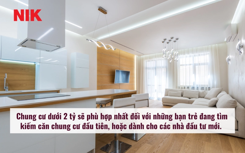 DƯỚI 2 TỶ NÊN MUA CHUNG CƯ NÀO?