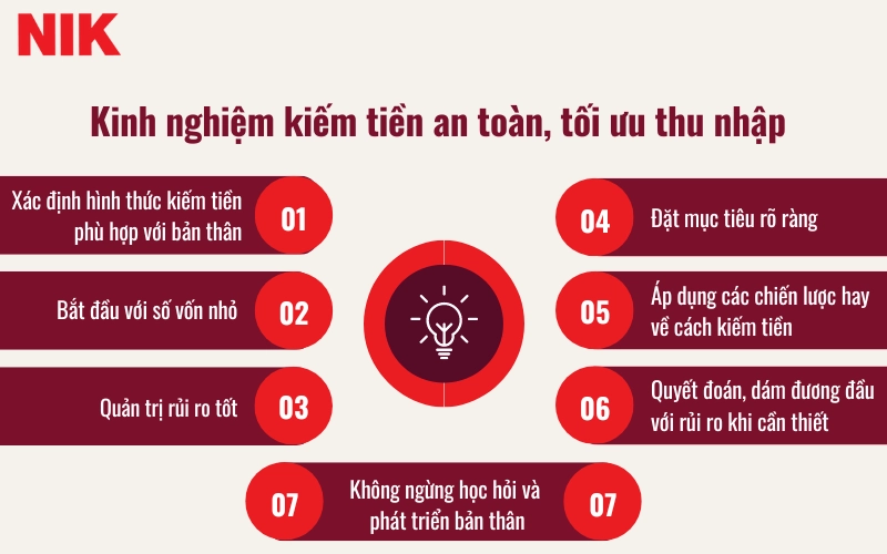 CÁCH KIẾM TIỀN AN TOÀN