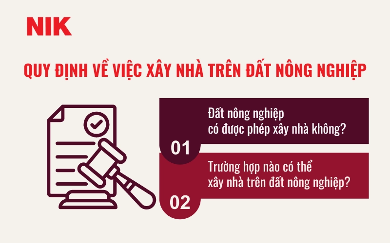QUY ĐỊNH VÀ THỦ TỤC XÂY NHÀ TRÊN ĐẤT NÔNG NGHIỆP MỚI NHẤT 12 QUY ĐỊNH XÂY NHÀ TRÊN ĐẤT NÔNG NGHIỆP