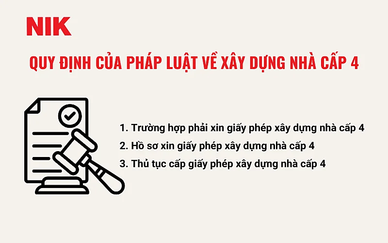 NHÀ CẤP 4 LÀ GÌ? QUY ĐỊNH NÀO CẦN BIẾT VỀ CẤP NHÀ Ở? 13 NHÀ CẤP 4 LÀ GÌ