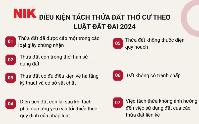 DIỆN TÍCH TỐI THIỂU TÁCH THỬA ĐẤT THỔ CƯ ĐỂ CẤP SỔ ĐỎ THEO LUẬT ĐẤT ĐAI MỚI NHẤT 7 DIỆN TÍCH TỐI THIỂU TÁCH THỬA ĐẤT THỔ CƯ