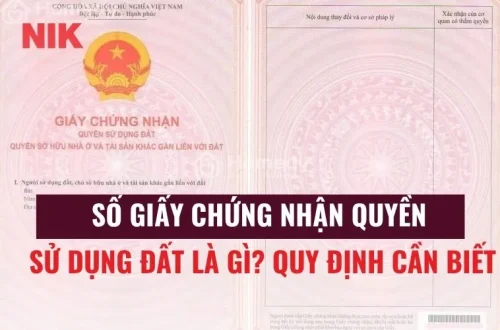 SỐ GIẤY CHỨNG NHẬN QUYỀN SỬ DỤNG ĐẤT LÀ GÌ?