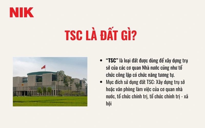 TSC LÀ ĐẤT GÌ? QUY ĐỊNH VỀ CÁCH QUẢN LÝ VÀ SỬ DỤNG ĐẤT TSC 5 TSC LÀ ĐẤT GÌ?